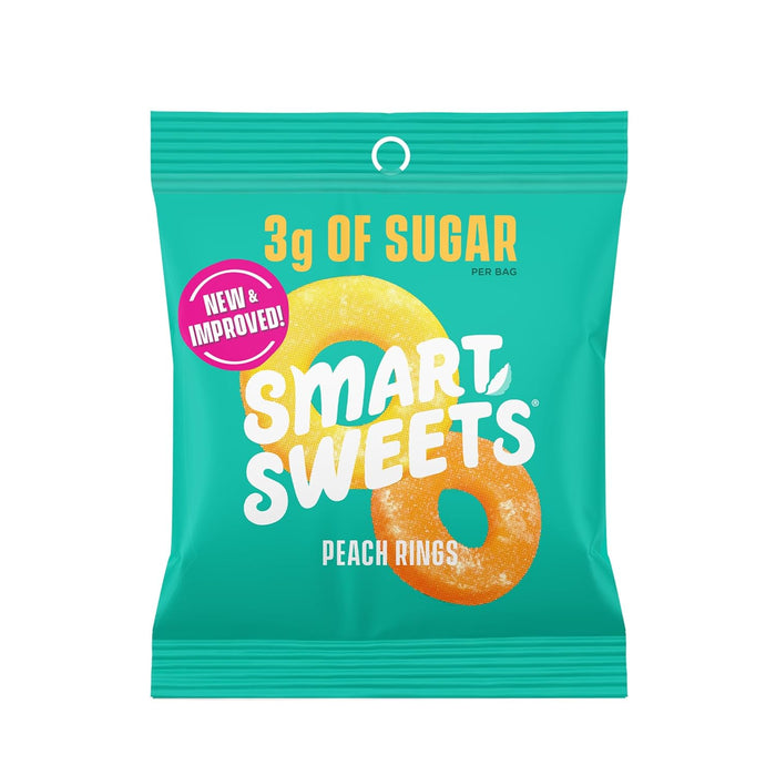 Smartsweets Gummy Peach Rings 1.8 oz