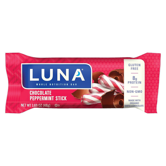 Luna  Gluten Free Chocolate Peppermint Stick Bar Made With Organic Ingredients   1.69 Oz