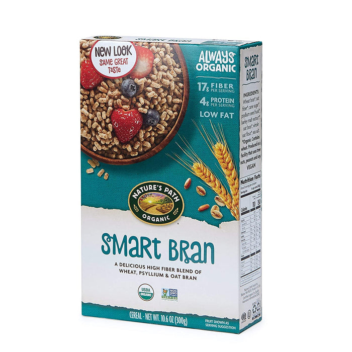 Nature'S Path Organic Smart Bran Cereal With Psyllium & Oat Bran   10.6 Oz