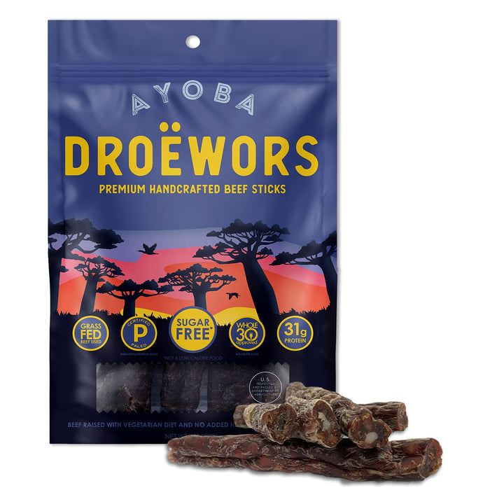 Ayoba-yo Beef Sticks Droewors 2 oz
