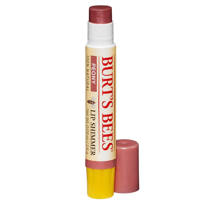 Burt'S Bees  100% Natural Moisturizing Lip Shimmer Peony 1 Tube   .09 Oz