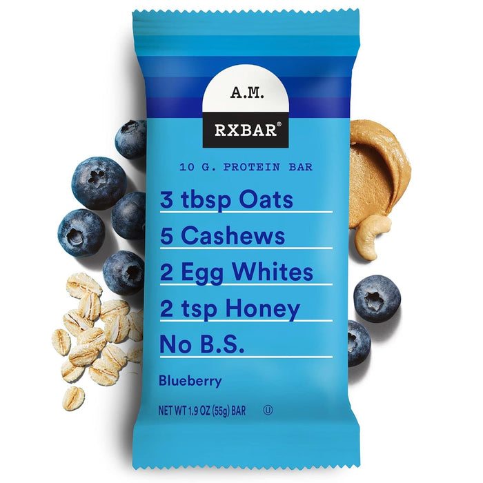 Rxbar A.M. Protein Bars; Blueberry 5-1.9Oz