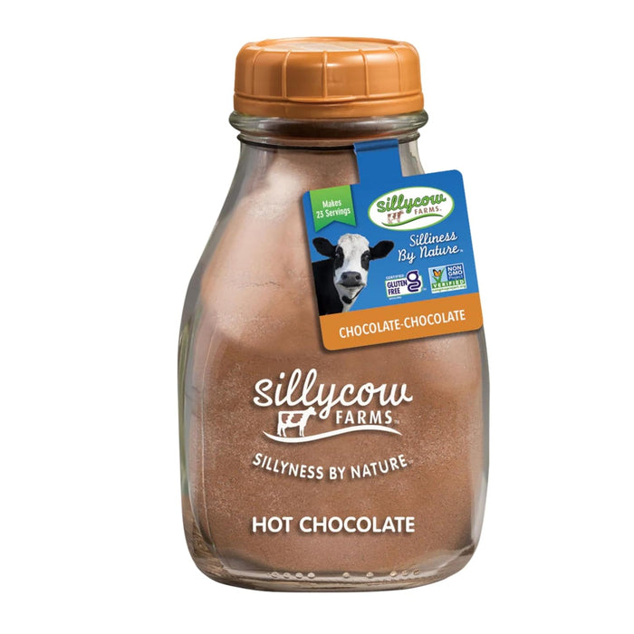 Silly Cow Farms  Hot Chocolate Double Chocolate   16.9 oz