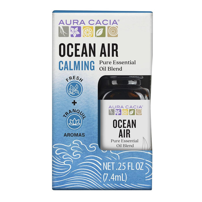 Aura Cacia  Ocean Air Calming Essential Oil   0.25 Oz