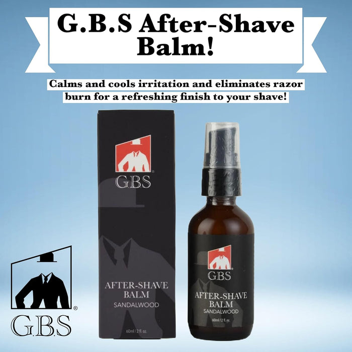 G.B.S Aftershave Balm Sandalwood for Men 2 OZ