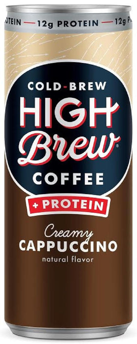 High Brew  Cold Creamy Cappuccino + Protein   8 oz