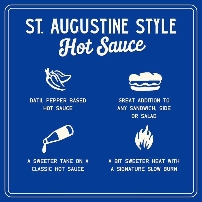 Zab's Sweet Heat St. Augustine Style Hot Sauce 6 Fl