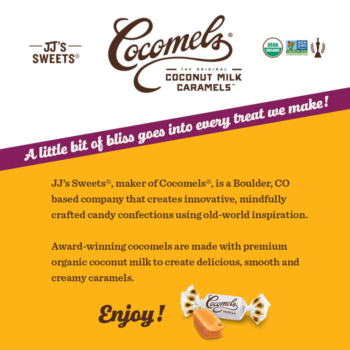 Cocomels Organic Coconut Milk Caramels Vanilla 3.5 oz