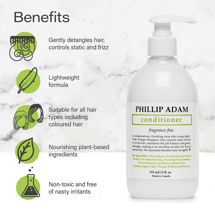 Phillip Adam  Fragrance Free Conditioner  1 Each  12 Oz