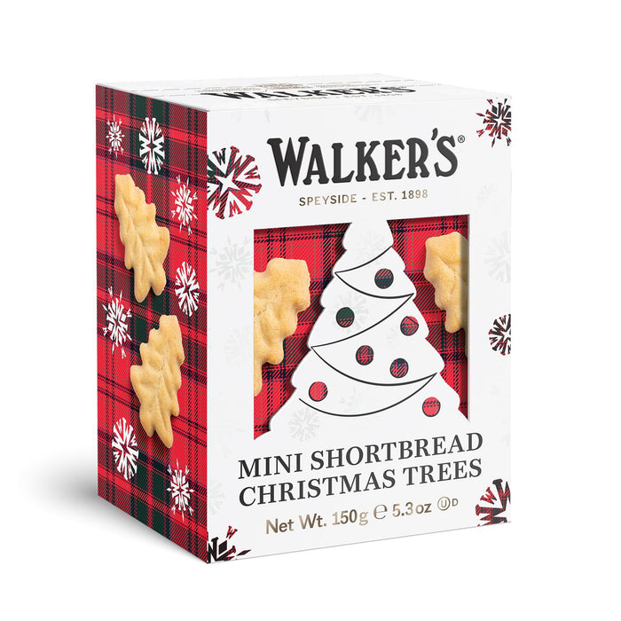 Walker`S Shortbread  Mini Christmas Tree Box  5.3 Oz