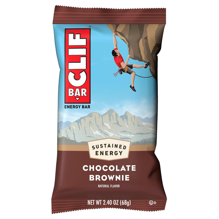 Clif Bar  Organic Energy Bar Chocolate Brownie   2.4 Oz