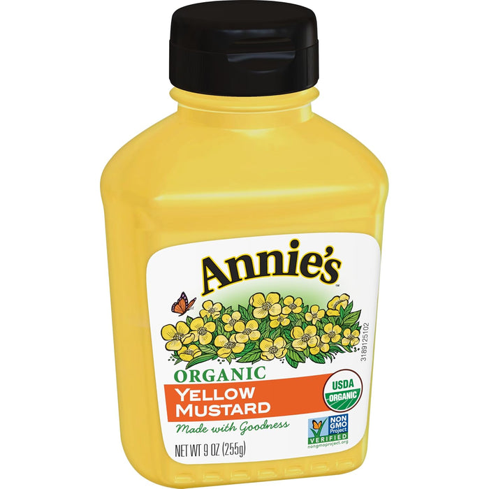 Annie's Naturals Organic Yellow Mustard 9 oz