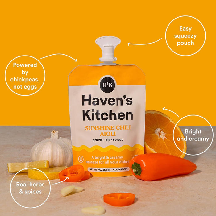 Haven's Kitchen Aioli Sauce Sunshine Chili Aioli 7 OZ