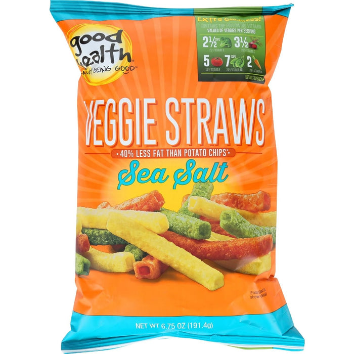 Good Health Natural Foods  Sea Salt Veggie Straws  6.25 Oz