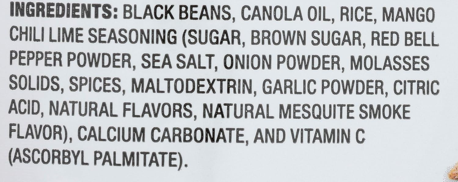 Harvest Snaps Sweet and Spicy Mango Chile Lime Black Bean Crisps 3 oz