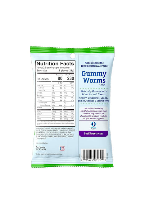 Surf Sweets Gummy Worms 2.75 oz