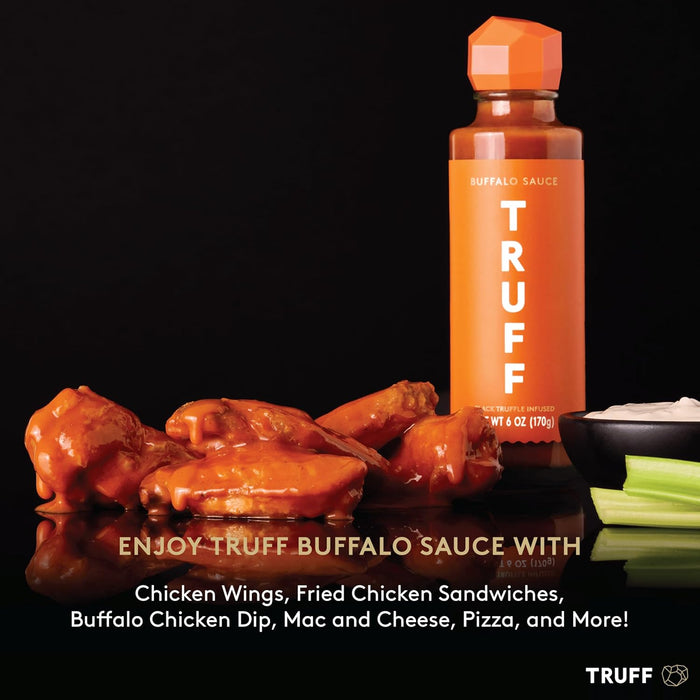 TRUFF Buffalo Sauce Gourmet Hot Sauce with Red Cayenne Peppers 6 oz