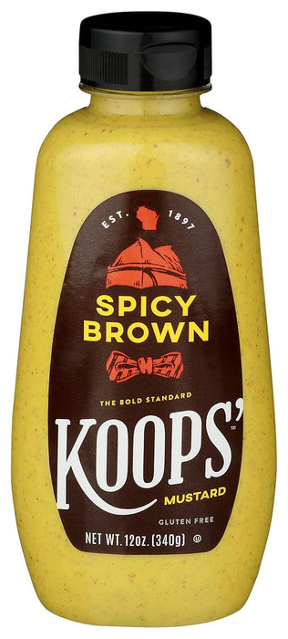 Koops' Gluten Free Spicy Brown Mustard 12 oz