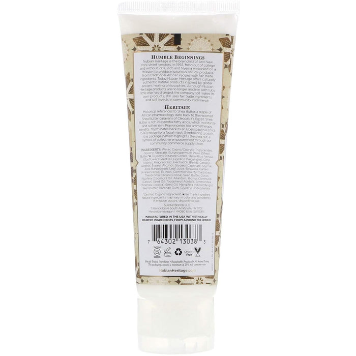 Nubian Heritage  Raw Shea Hand Butter Hand Cream With Frankincense