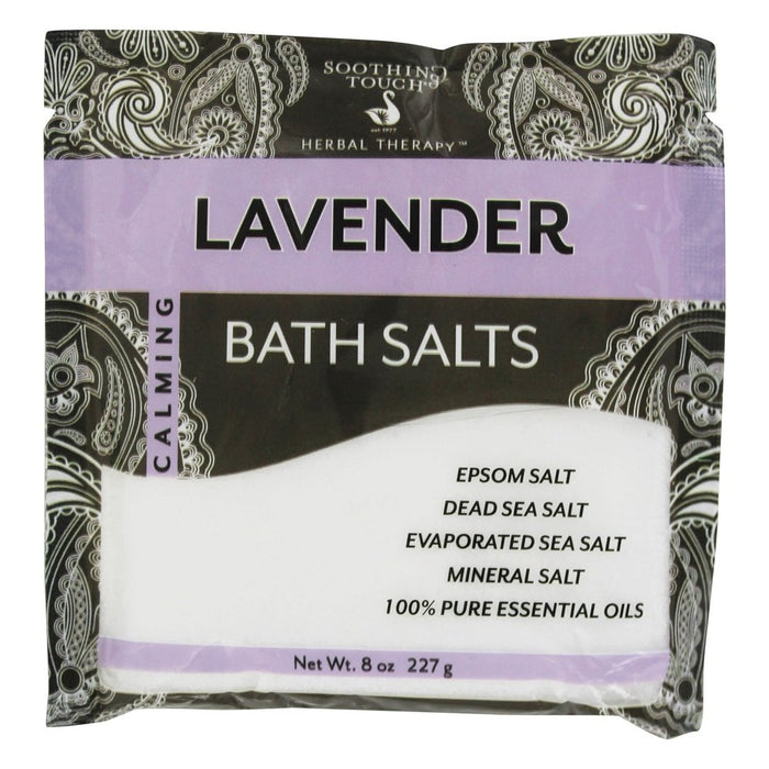 Soothing Touch  Bath Salts Lavender  8 Oz