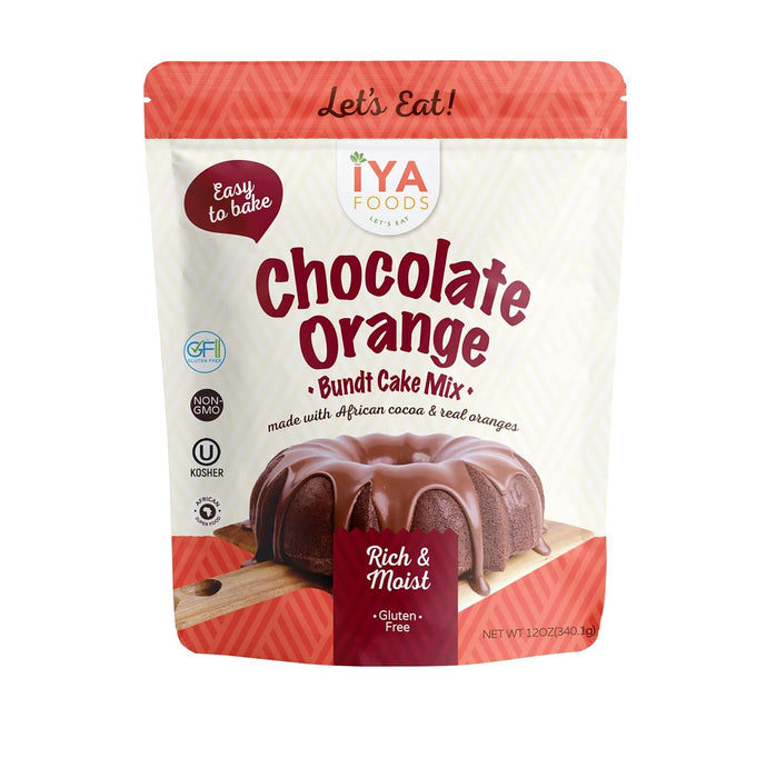 Iya Food Chocolate Orange Bundt Baking Mix 12 Oz