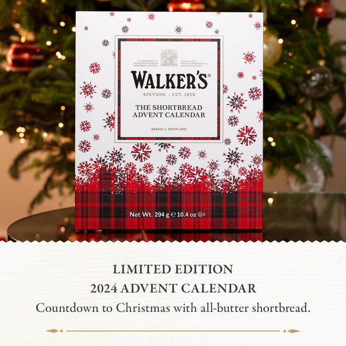 Walker`S Shortbread  Walker'S Cookie 2022 Holiday Advent Calendar - 28 Cookies In Various Shapes And