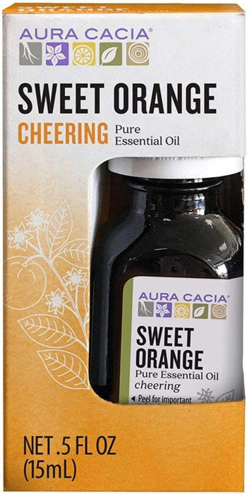 Aura Cacia  Sweet Orange Essential Oil   .5 Oz