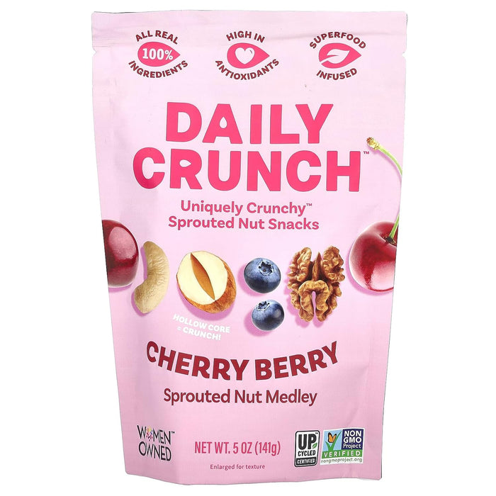 Daily Crunch Sprouted Almond Medley Cherry Berry Pouch 5 oz