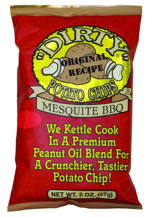 Dirty Potato Chips  Mesquite Bbq Potato Chips  2 Oz