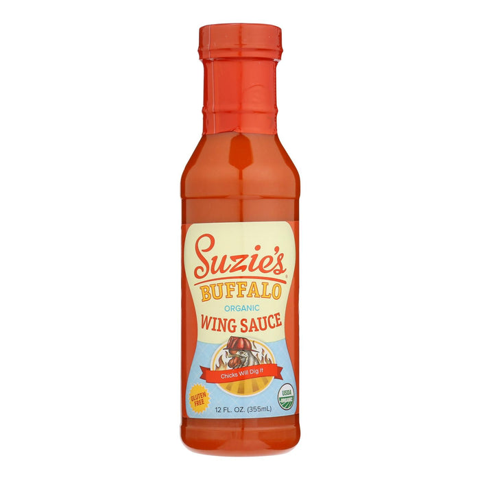 Suzie's Organic Buffalo Wing Sauce Gluten Free 12 oz