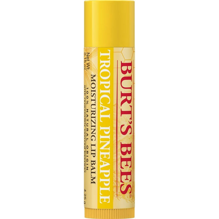 Burt's Bees Moisturizing Lip Balm Tropical Pineapple  .15 OZ