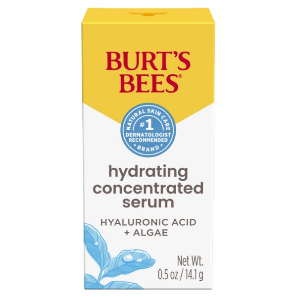 Burt's Bees Face Care Concentrated Serum Hydrating 0.5 OZ