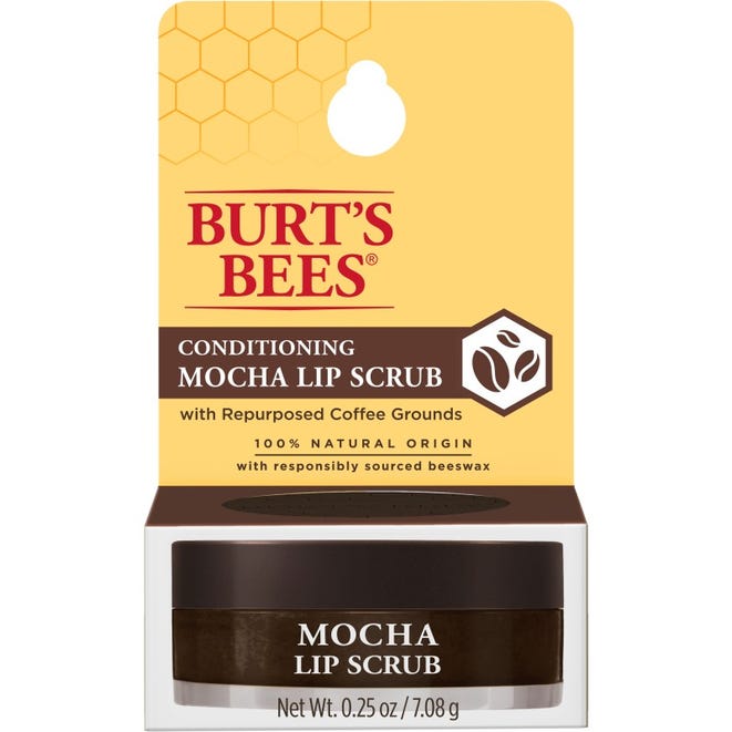 Burt'S Bees  100% Natural Conditioning Mocha Lip Scrub With Repurposed Coffee Grounds  .2