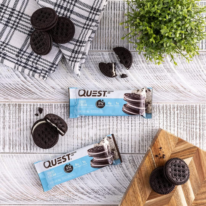 Quest Nutrition  Protein Bar Cookies And Cream   2.12 Oz