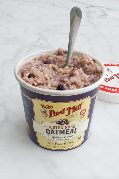 Bob'S Red Mill  Gluten Free Oatmeal Cup Blueberry And Hazelnut   2.5 Oz