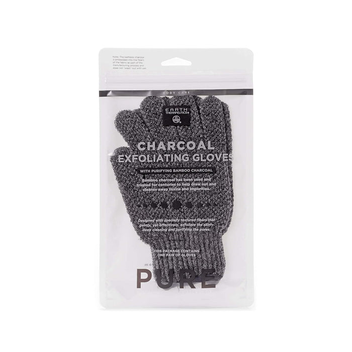 Earth Therapeutics  Purifying Charcoal Exfoliating Glove  1 Each  0.125 Oz