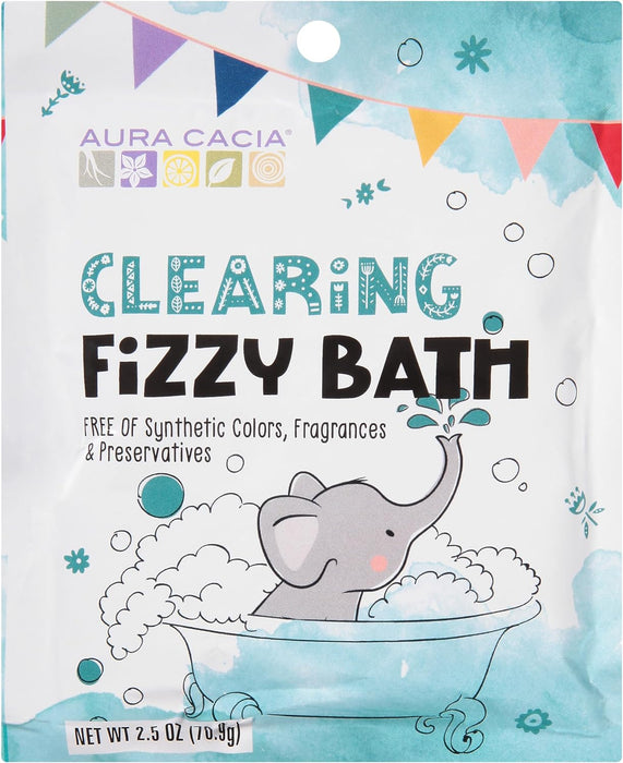 Aura Cacia Fizzy Bath Kids Clearing 2.5 Oz