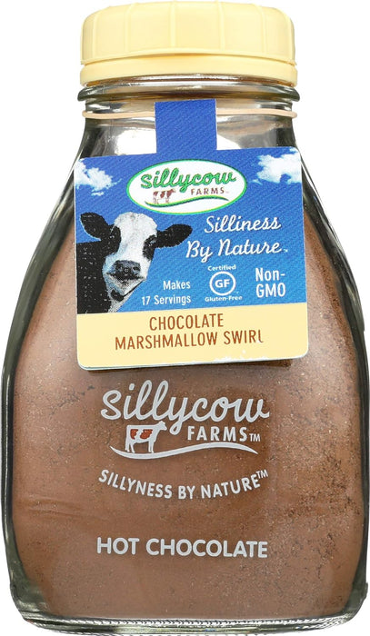 Silly Cow Farms  Chocolate Marshmallow Swirl Hot Chocolate   16.9 oz