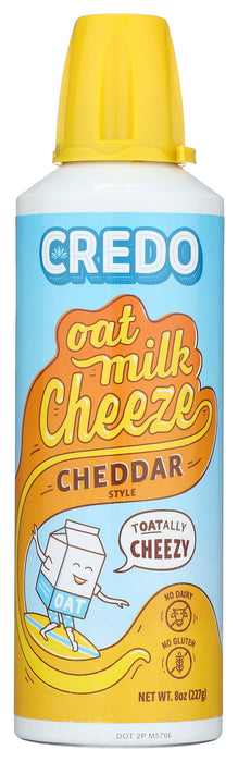 Credo Gluten Free Oat Milk Spray Cheeze 8 OZ