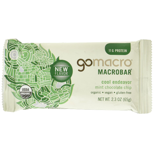 Gomacro Organic Macrobar; Mint Chocolate Chip 2.3 Oz