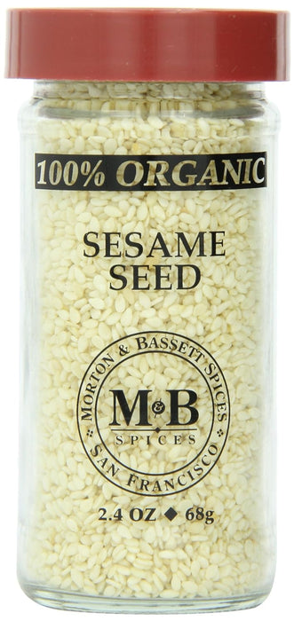 Morton & Bassett  And 100% Organic Seasoning Sesame Seed  2.4 Oz