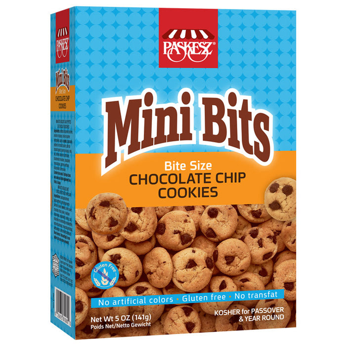 Paskesz Mini Bits Chocolate Chip Cookies 5 OZ