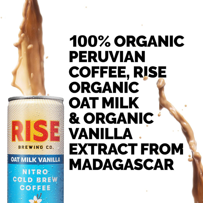 Rise Brewing Roasted Cold Brew Vanilla Coffee 7 oz