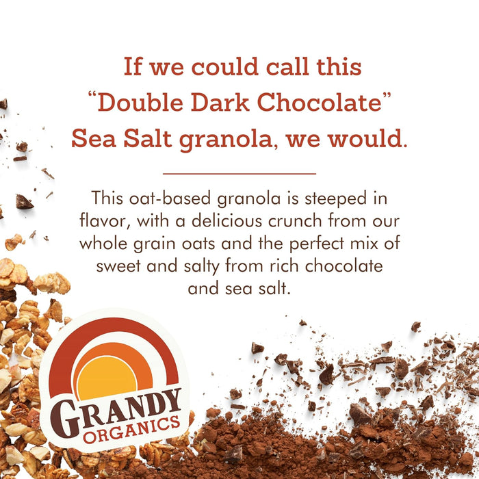 Grandy Organics Granola Organics Dark Chocolate Sea Salt  12 OZ