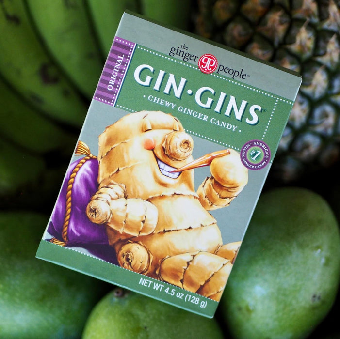 The Ginger People Gin Gins Original Chewy Candy Box 4.5 oz