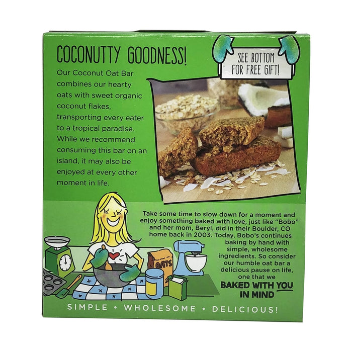 Bobo'S Oat Bars  Vegan Gluten Free Coconut Oat Bars   4 Pack