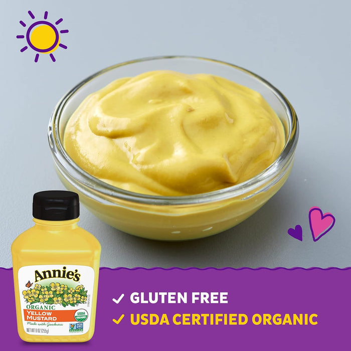 Annie's Naturals Organic Yellow Mustard 9 oz