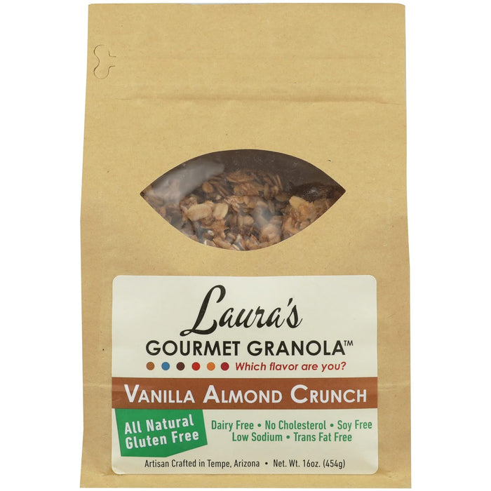 Laura`S Gourmet Granola  Vanilla Almond Crunch   16 Oz