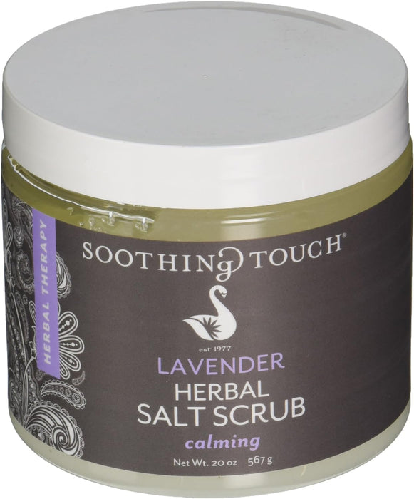 Soothing Touch  Lavender Herbal Salt Scrub  1 Each  20 Oz