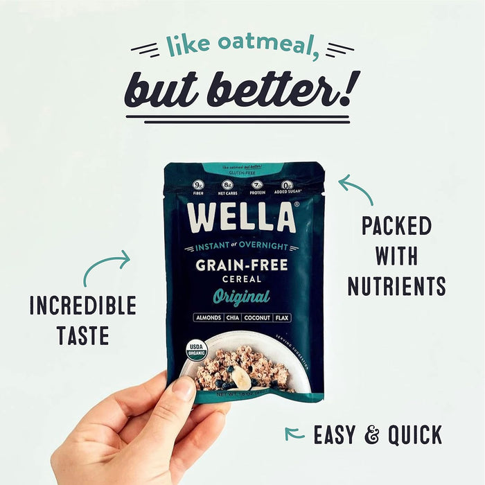 Wella Organic Cereal Original Flavor  Single-Serve 1.6 OZ